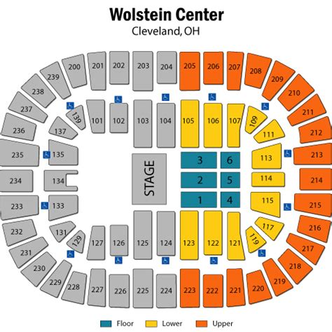 Wolstein Center Cleveland Ohio Seating Chart