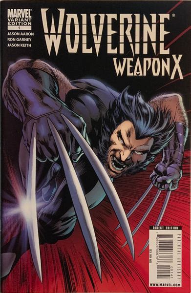 Wolverine Weapon X 1 Alan Davis Incentive Variant Cover Doc