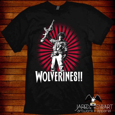 Wolverines T-Shirt: A Symbol of Strength and Resistance from Red Dawn