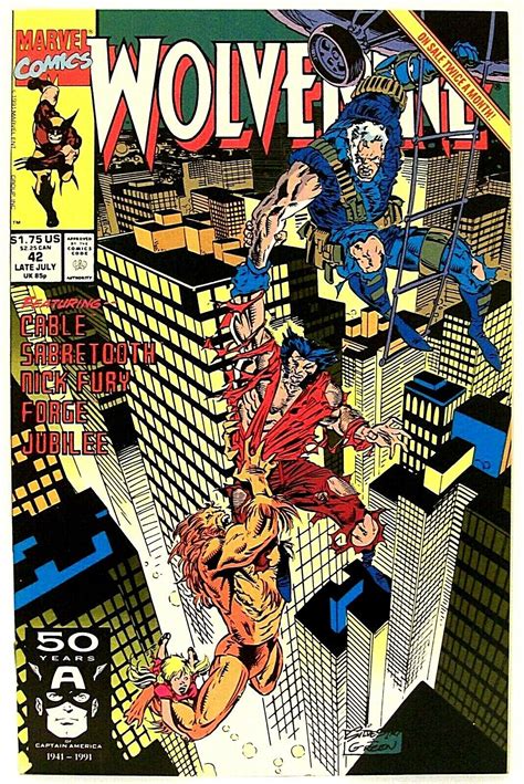 Wolvering Featuring Cable and Sabretooth Marvel Wolverine featuring cable and sabretooth marvel early july 1991 issn 1044 453 x Doc