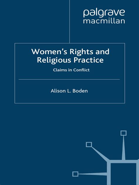 Women's Rights and Religious Practice Claims in Conflict Kindle Editon