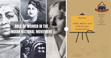 Women's Role in Indian National Movement PDF