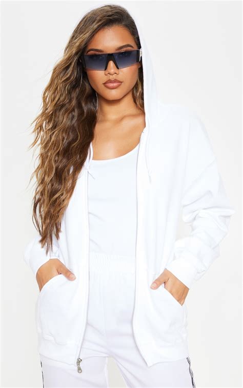 Women's White Zip-Up Sweatshirts: A Versatile Wardrobe Essential