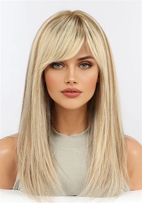 Women's Wig with Bangs: Remy Human Hair VS Synthetic Fibers