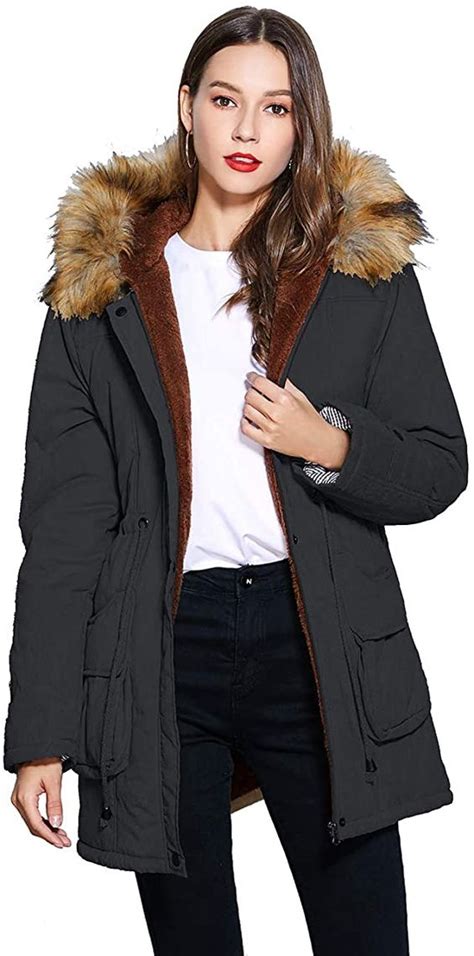 Women's winter parka coats