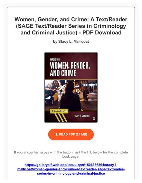 Women And Crime: A Text/Reader (SAGE Text/Reader Ebook Epub