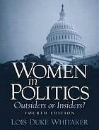 Women In Politics Outsiders Or Insiders Reader