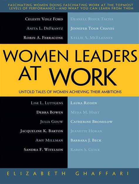 Women Leaders at Work Untold Tales of Women Achieving Their Ambitions Epub