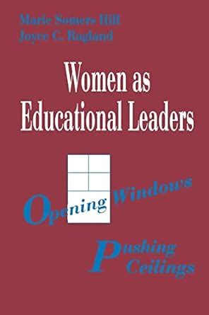 Women as Educational Leaders Opening Windows Epub