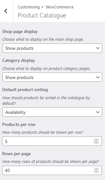Woocommerce Default Catalog Orderby Options Not Working