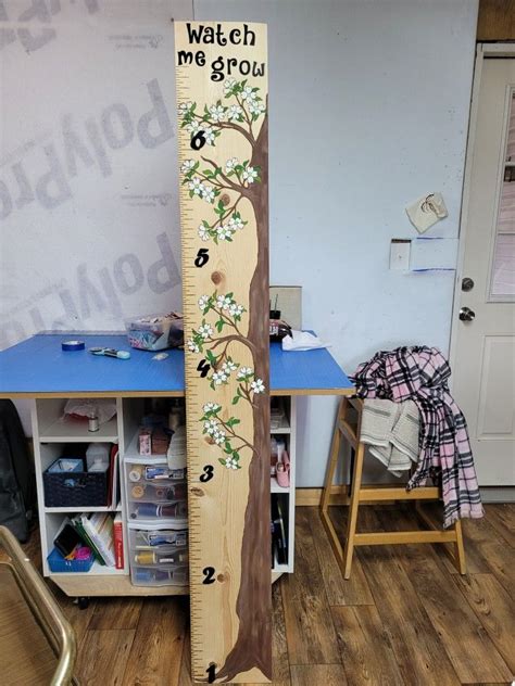Wooden Growth Chart Diy
