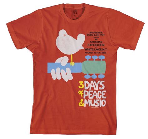 Woodstock Festival T-Shirts: A Cultural and Fashion Phenomenon