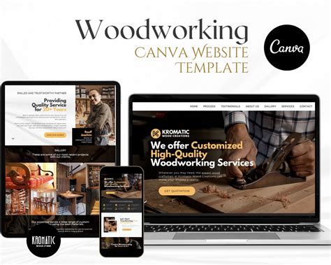 Woodworking Website Template