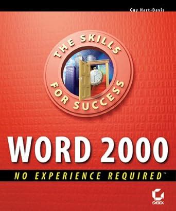 Word 2000 No Experience Required PDF