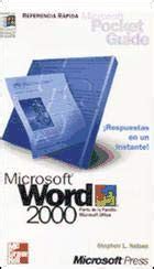 Word 2000 Referencia Rapida Spanish Edition Reader