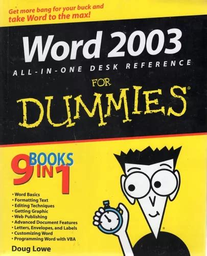 Word 2003 All-in-One Desk Reference For Dummies Kindle Editon