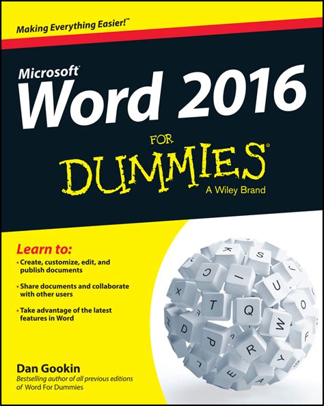 Word 2016 For Dummies Epub