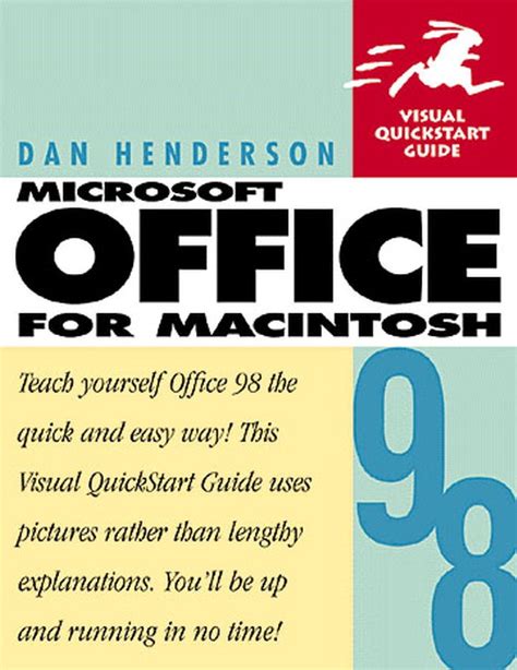 Word 98 For Macintosh Visual Quickstart Guide Doc