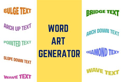 Word Art Generator AI: 10,000+ Inspiring Ideas and Captivating Designs