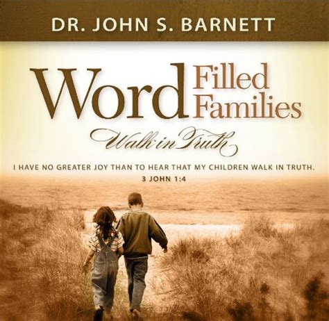 Word Filled Families Walk in Truth MP3 CD PDF
