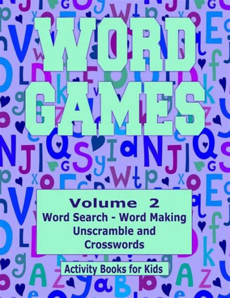 Word Games Volume 2 With Word Search Word Making Unscramble and Crosswords Reader