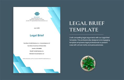 Word Legal Brief Template