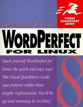 Word Perfect 8 for Linux Visual Quick Start Guide Doc