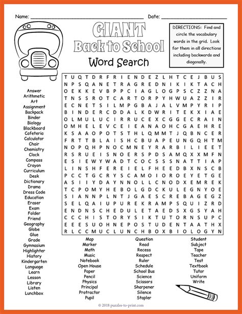 Word Puzzle Printable Worksheets
