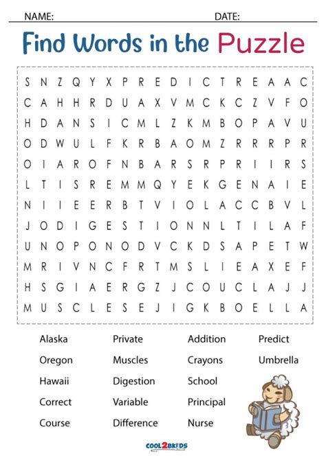 Word Search Puzzles 5th Grade And Up PDF