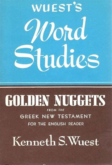 Word Studies: Golden Nuggets from the Greek New Testament Ebook Reader