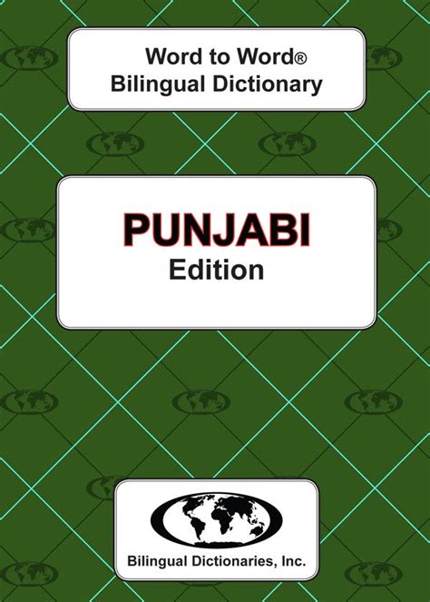 Word-to-Word (Bilingual) Dictionary English-Punjabi Kindle Editon