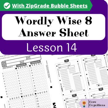 Wordly Wise 7 Lesson 14 Answer Key PDF