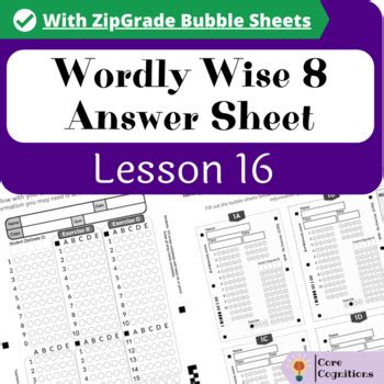 Wordly Wise 8 Lesson 16 Answer Key Epub