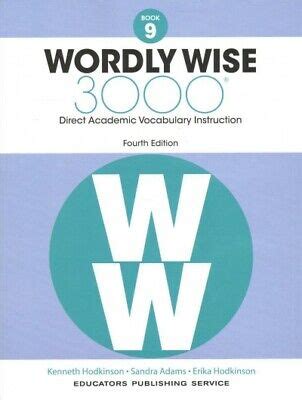 Wordly Wise Book 9 Answers PDF