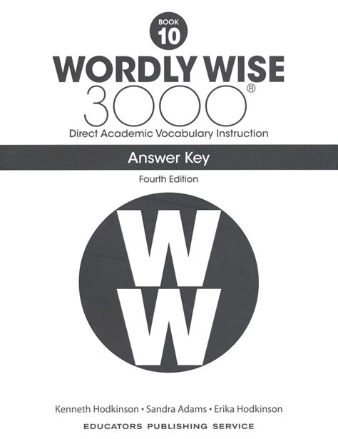 Wordly wise 3000 10 answer key Ebook Doc