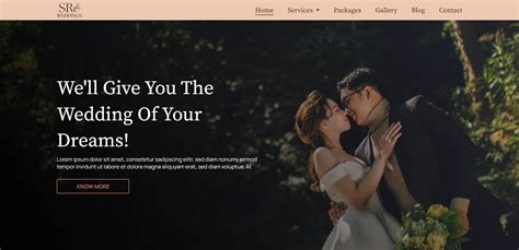 Wordpress Wedding Template