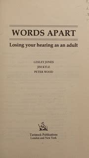 Words Apart Losing Your Hearing As an Adult Epub