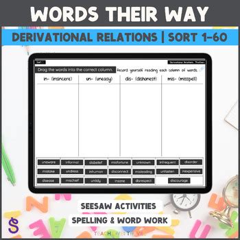 Words Their Way Derivational Relations Doc