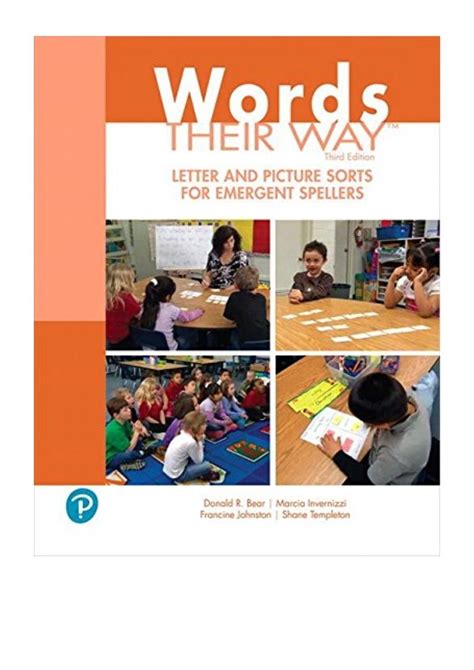 Words Their Way Letter and Picture Sorts for Emergent Spellers Pearson New International Edition Kindle Editon