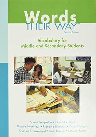 Words Their Way Vocabulary for Middle and Secondary Students 2nd Edition Words Their Way Series PDF