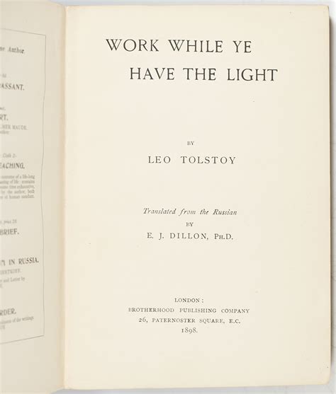 Work While Ye Have the Light Doc
