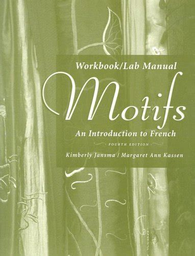 Workbook Lab Manual for Motifs An Introduction to French 3rd Doc