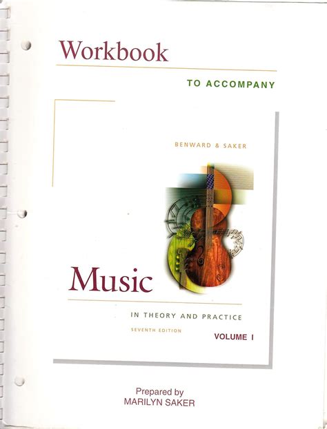 Workbook to Accompany Music in Theory and Practice Vol 1 Book and CD-ROM Reader