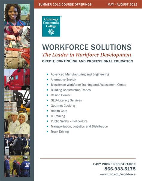 Workforce Solutions Cuyahoga Community College 5 Reader