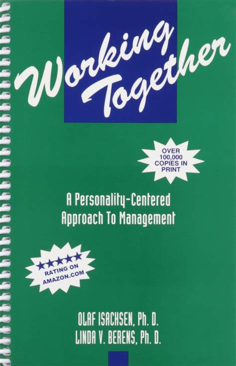 Working Together, a Personality Centered Approach to Management, Ebook PDF