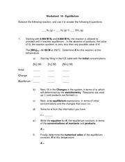 Worksheet 18 Equilibrium Answers Kindle Editon