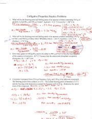 Worksheet Colligative Properties Answers Reader