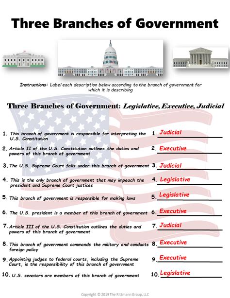 Worksheets US Government: Unraveling the Intricacies of Federal Governance