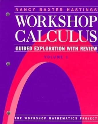 Workshop Calculus Guided Exploration with Review Kindle Editon