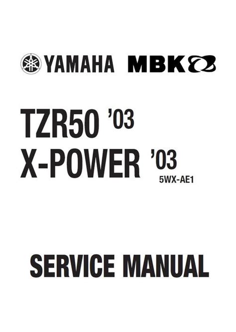 Workshop Manual Yamaha Tzr 50 PDF Doc